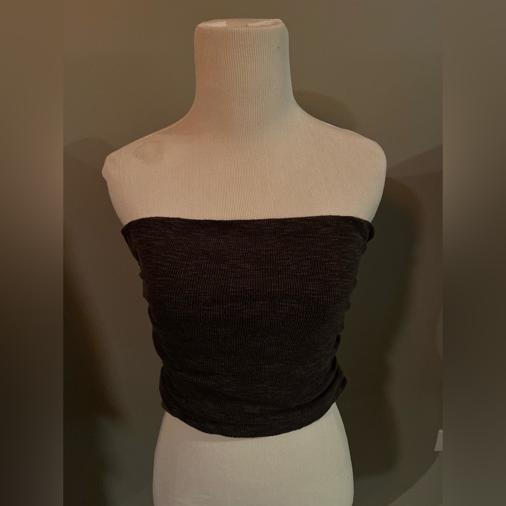 😍FREE PEOPLE GREY TUBE TOP😍
